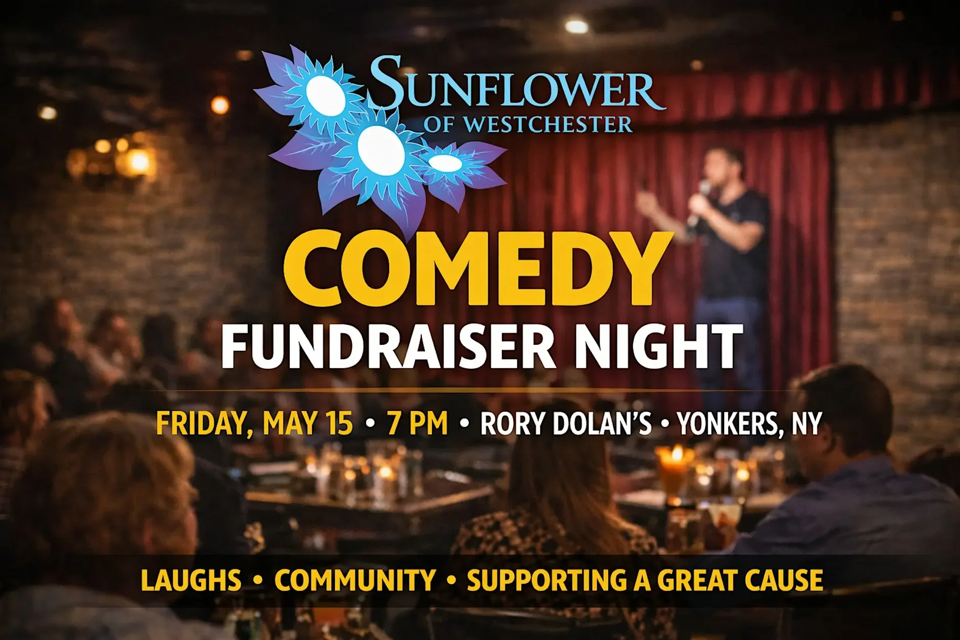 Sunflower of Westchester Comedy Fundraiser