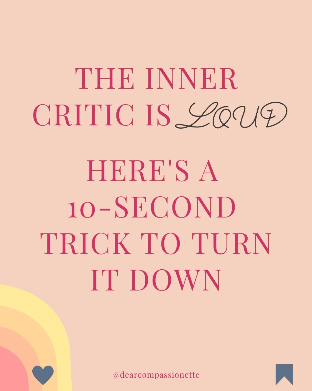 As a self-compassion focused psychologist, here&rsquo;s what I want you to know about that voice in your head.

The voice that says you&rsquo;re too much, not enough, or falling behind learned to criticize you before anyone else could. It thought it 
