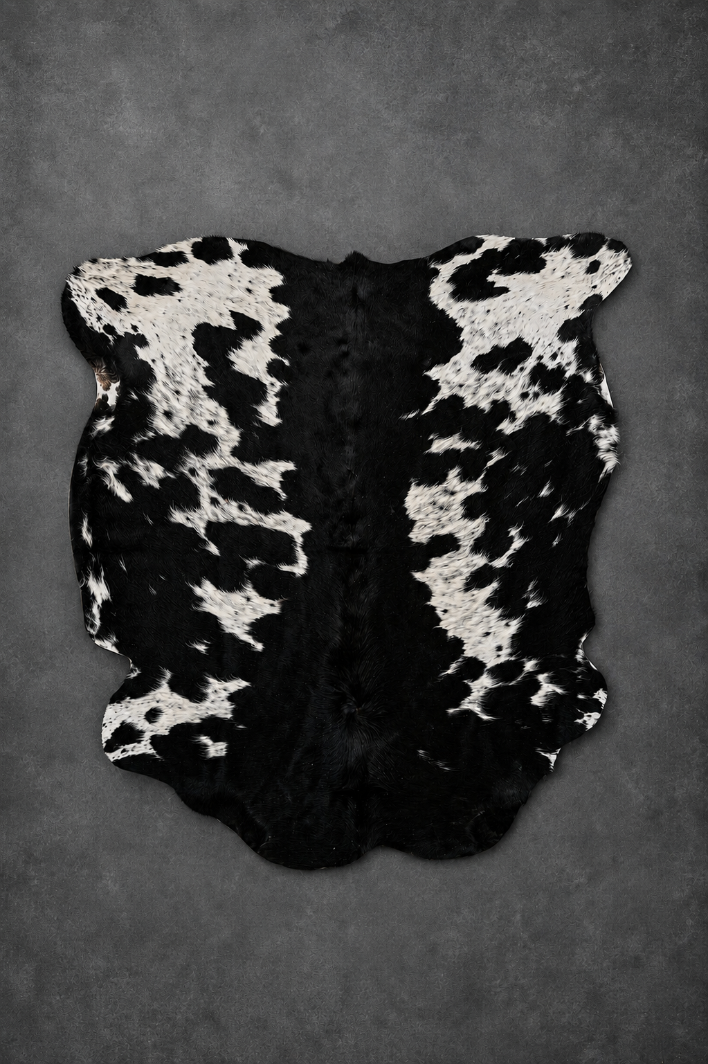 Tapis en peau de vache Noir & Blanc