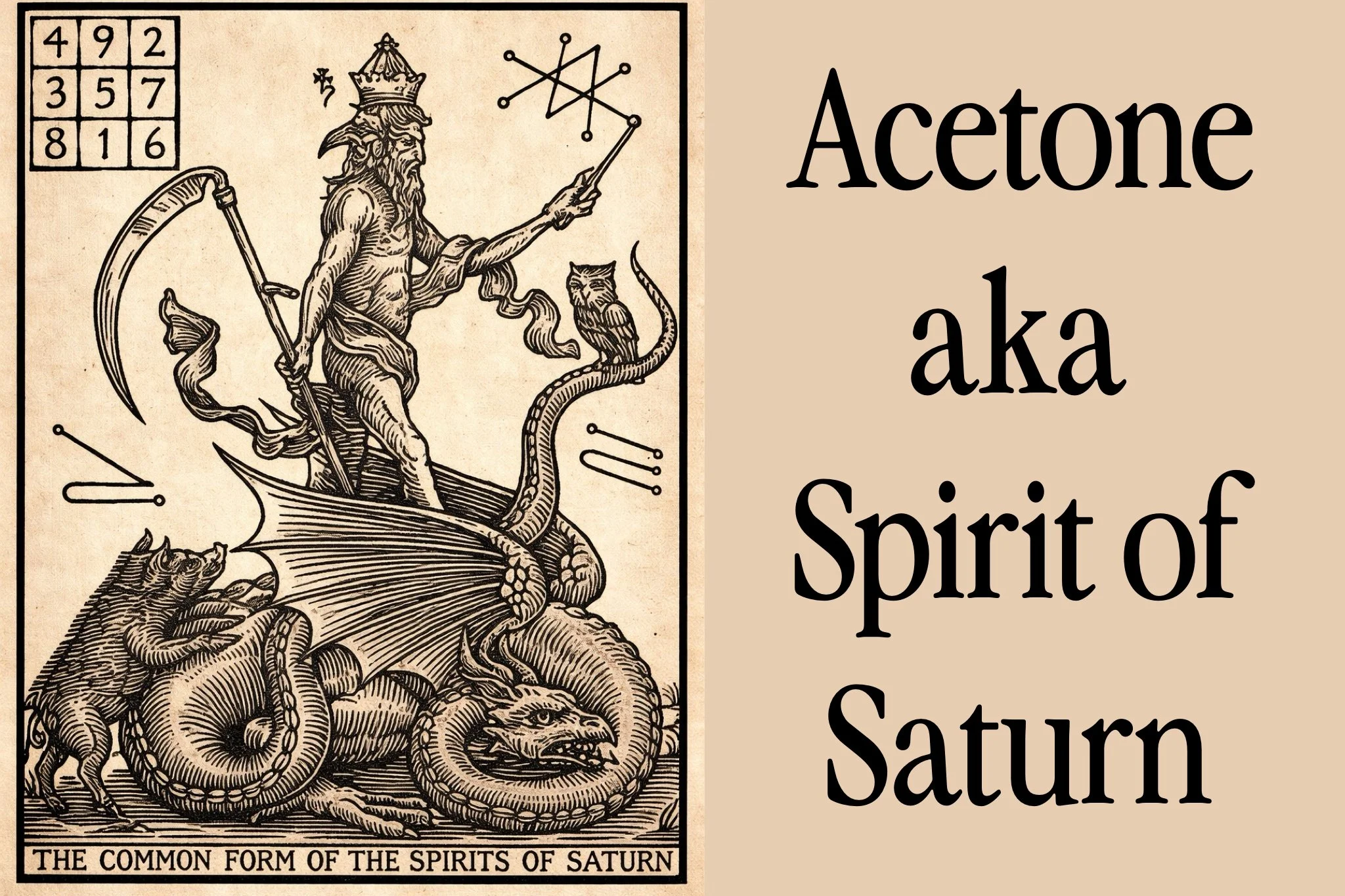 Acetone Is Not the Villain