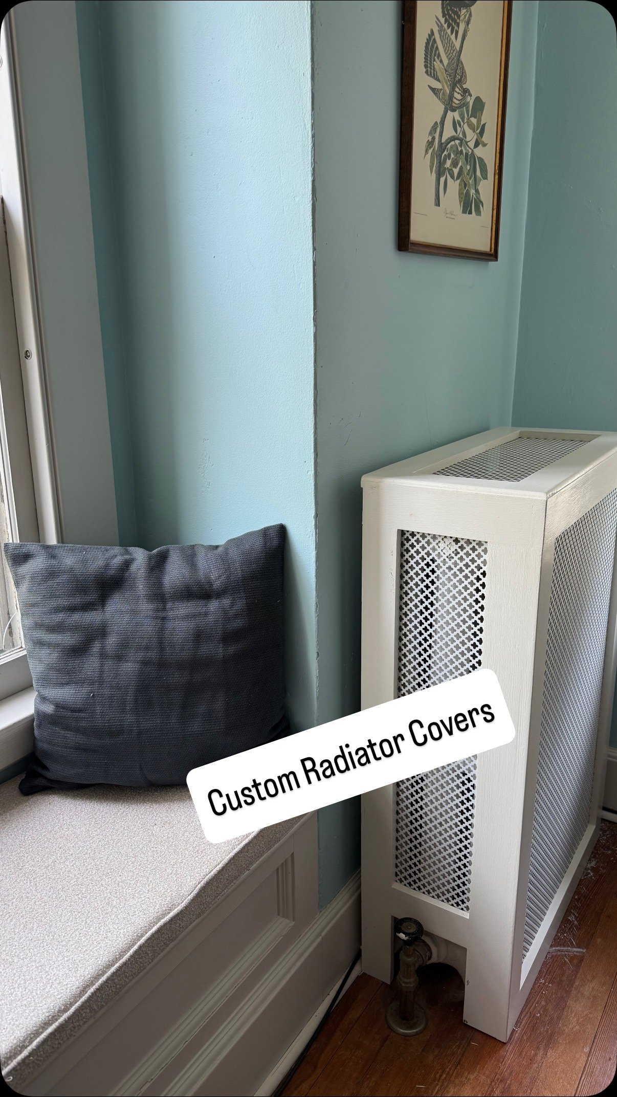 With the summer heat this week, you probably aren’t thinking about your heating system. But while you’re relaxing in the air conditioning, you could admire our radiator covers’ potential to upgrade your interior design!
Made in ou