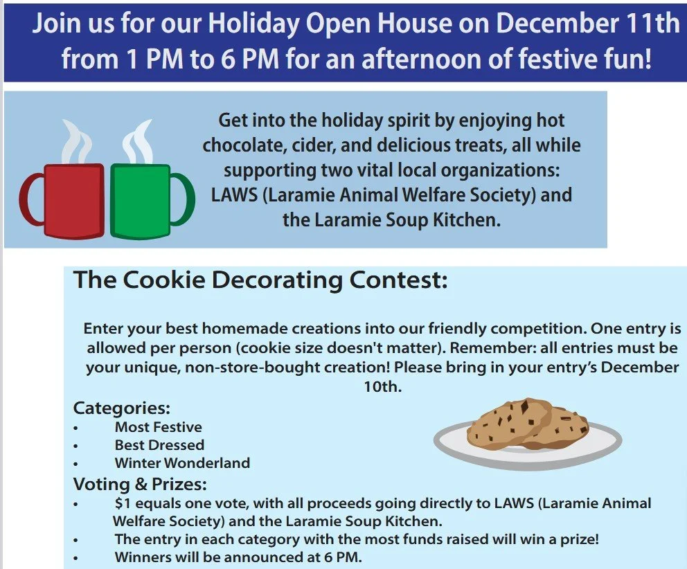 Townsquare Title Open House - Benefiting LAWS & the Laramie Soup Kitchen 