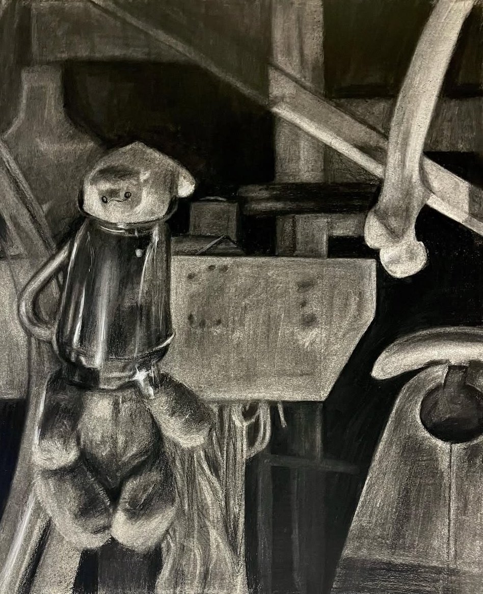 "Confined" - Charcoal