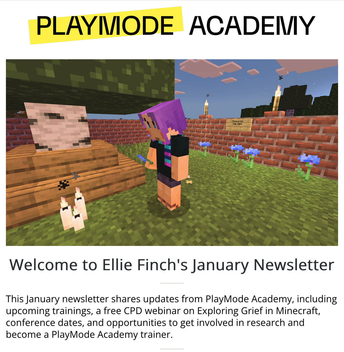 January 2026 Newsletter