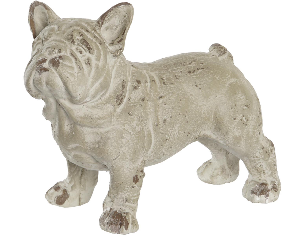 FIGURA BULLDOG GRIS