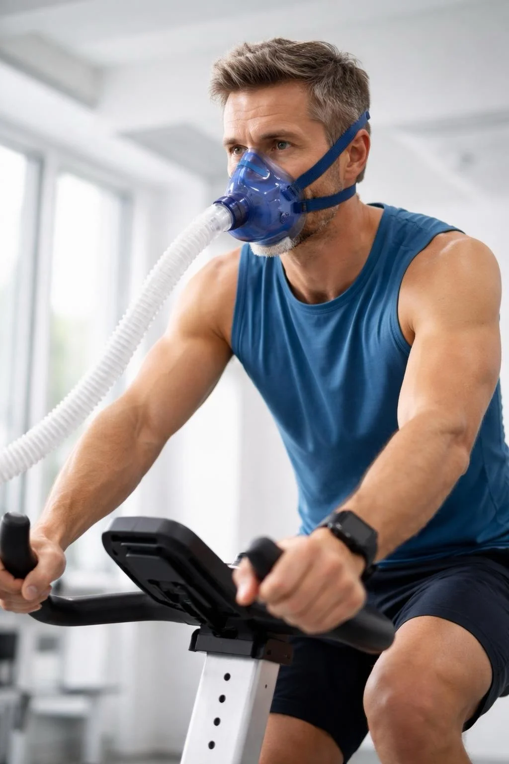 V02 max test at NextGen Longevity Zug