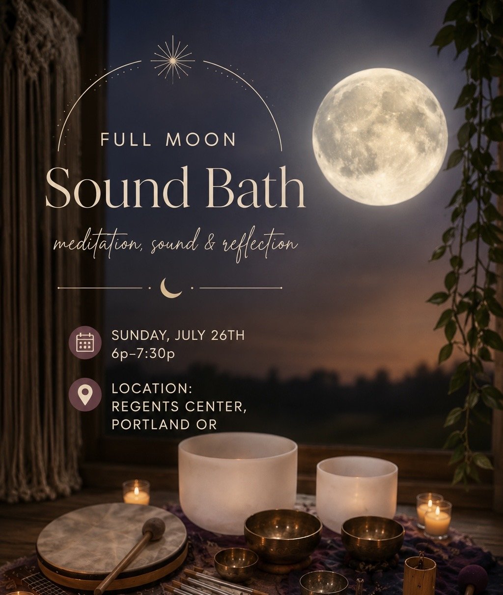 Full Moon Sound Bath 🌕
