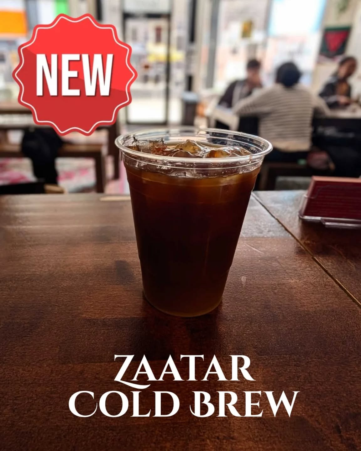 Introducing our NEW zaatar cold brew!
Last summer we changed the game with our cardamom cold brew. This year we wanted to take it to the next level.
Our team has been hard at work, experimenting with different recipes to elevate our cold brew... An