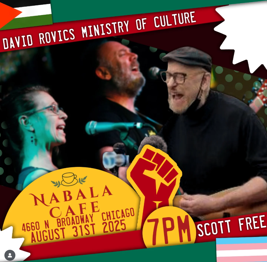 Live Music w/David Rovics and Scott Free