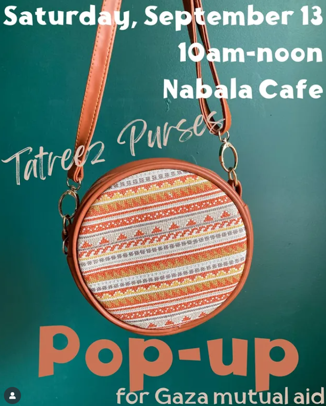 Tatreez Purse Pop Up