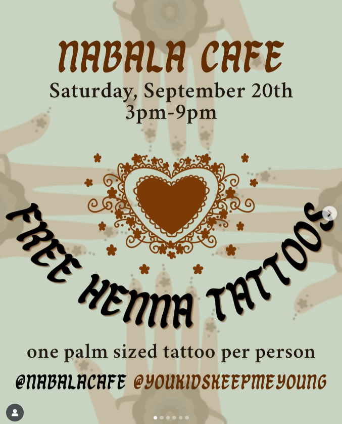 Free Henna Tattoos!