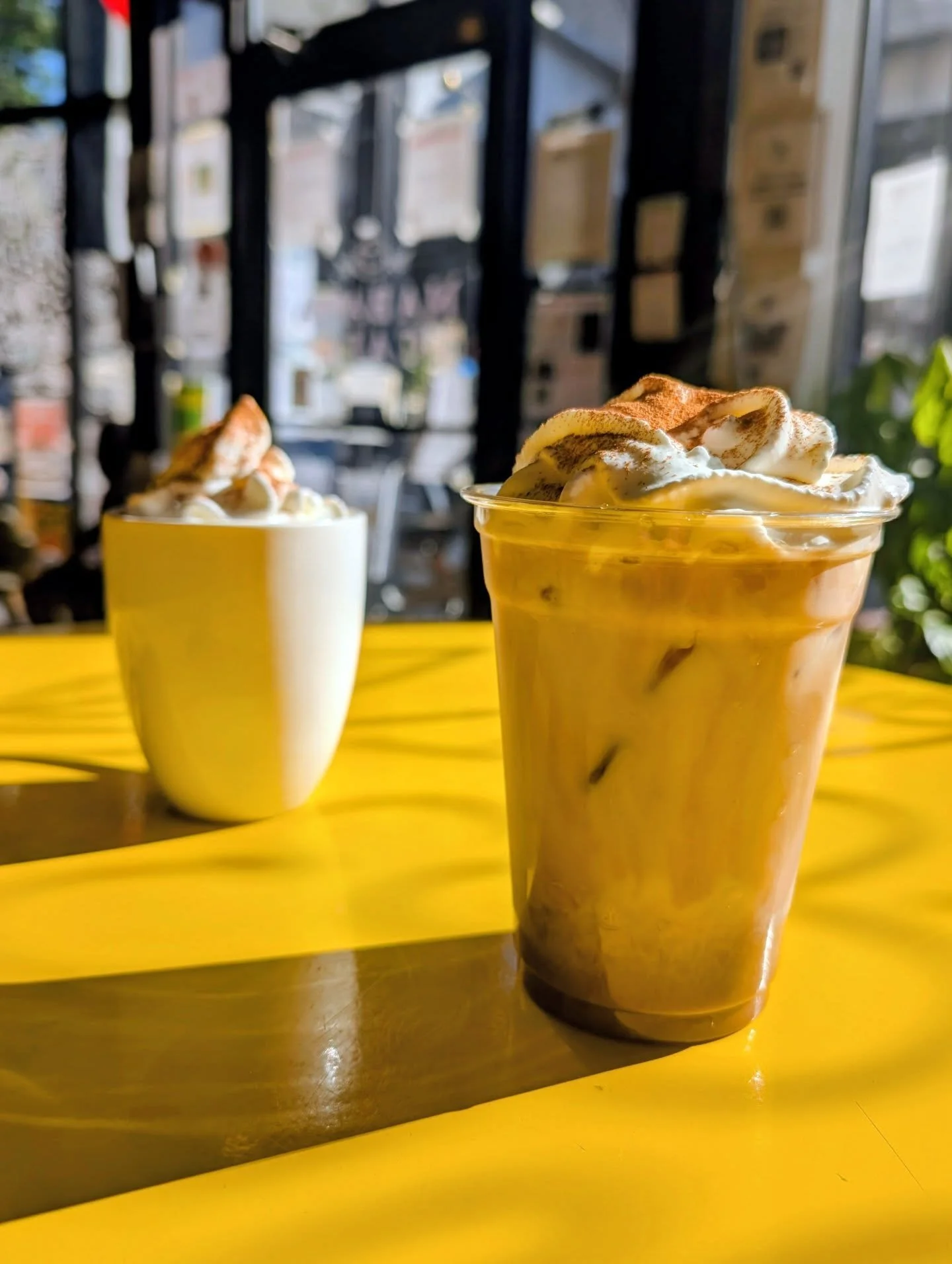Hot or iced?
It's that time of year where you can't go wrong π―
Officially the last week of summer folks, come cool off with us before its too late
Pictured here is our delicious pumpkin cardamom latte, part of our limited fall menu