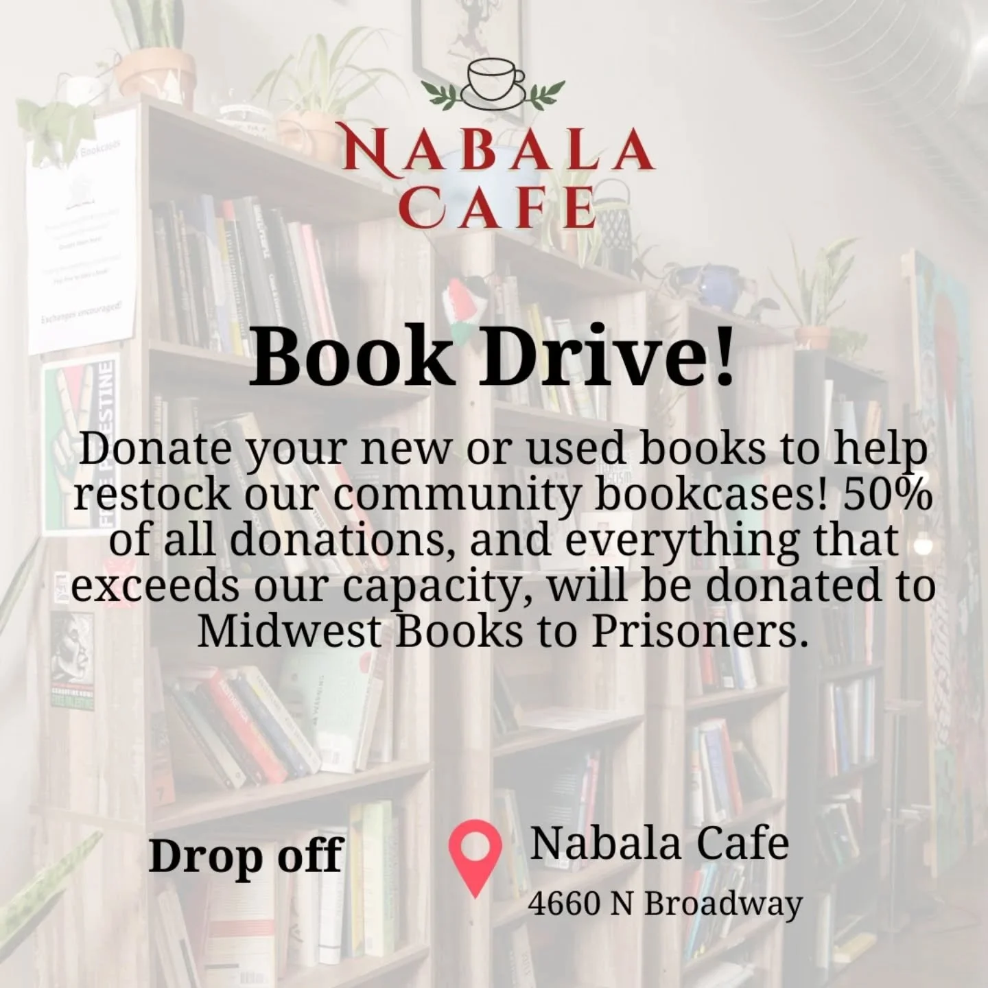 Another year, another book drive!

Our community has really made the most of our community bookcases and we're starting to run low again. So we're asking for your books that you've read and haven't touched since, and offering them a new home!

We wil