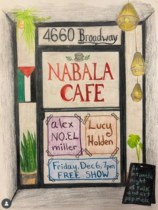 Live Music w/Lucy Holden, Alex Miller