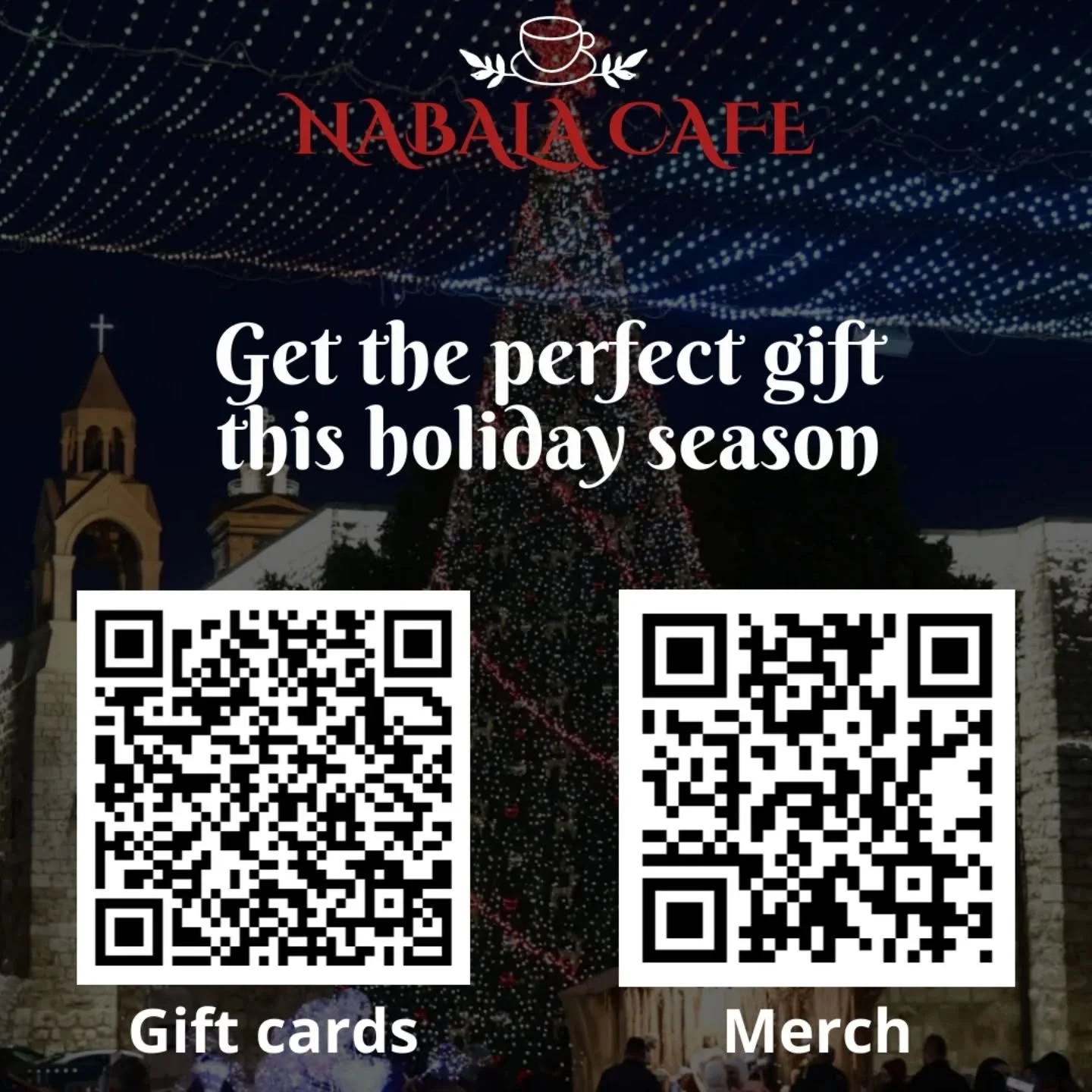 If you're shopping for your loved ones this holiday season check out our merch on our website, or get a gift card online or in store!

Gift cards: https://bit.ly/4plaBVk
Merch: nabalacafe.com/merch