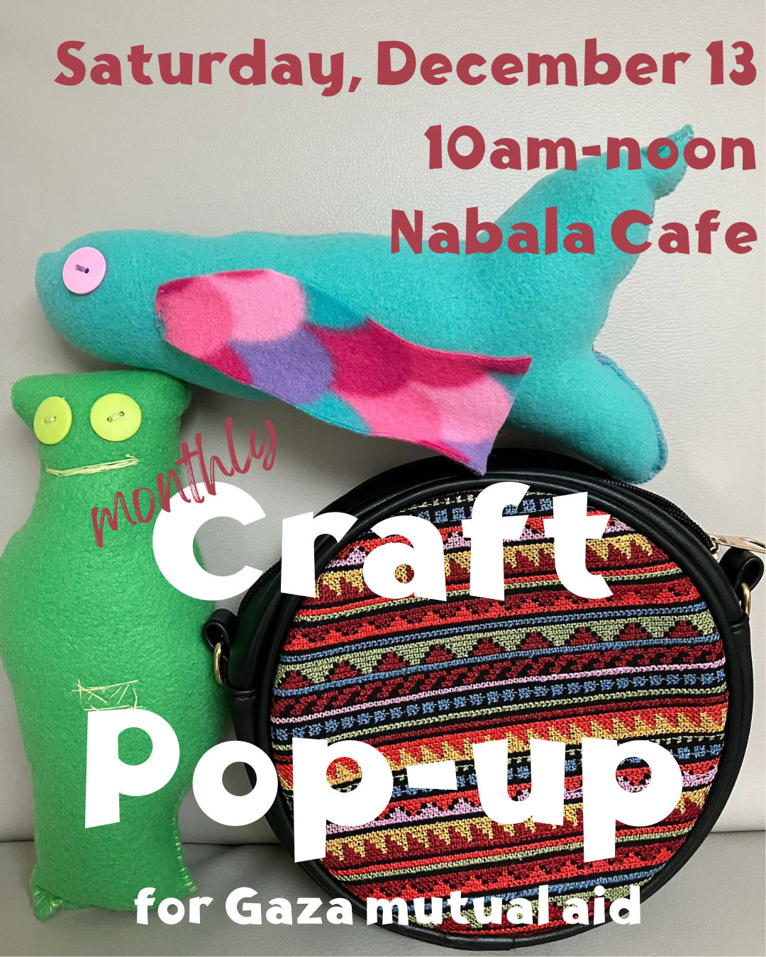 Craft Popup for Gaza Mutual Aid