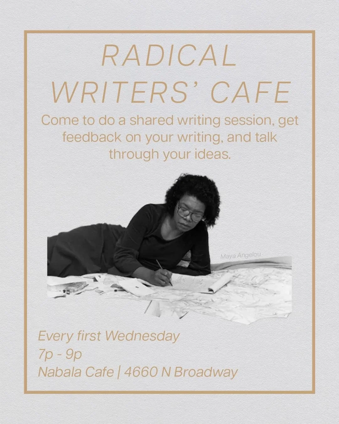 Radical Writers Cafe 
