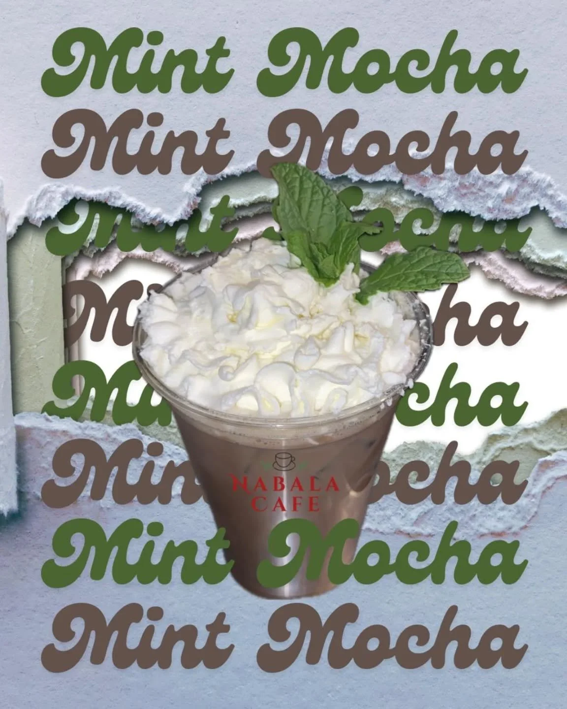 Have you tried our mint mocha?

Our newest addition to our winter drink menu, it's sweet and refreshing--the perfect treat to get you through the winter blues. Come try it today!
