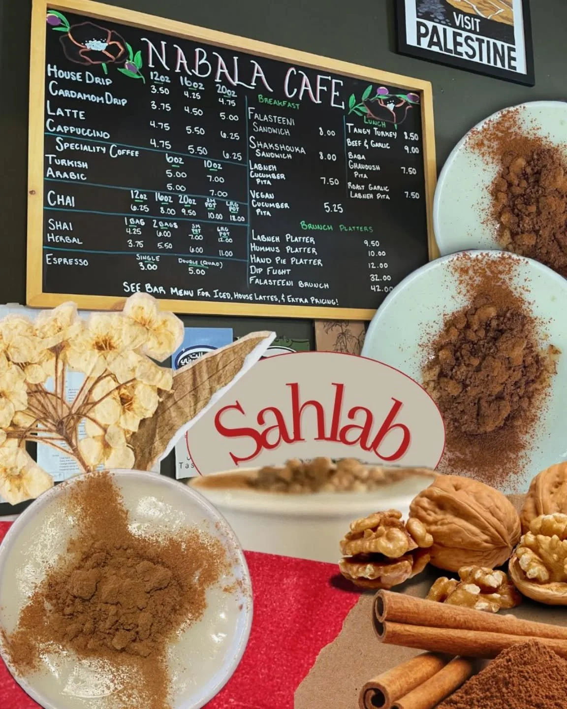 If you haven't tried our sahlab yet you're missing out!

It's thick, warm, and cozy--the best way to warm up on a cold day. 

Available all winter long, but only for a limited time!