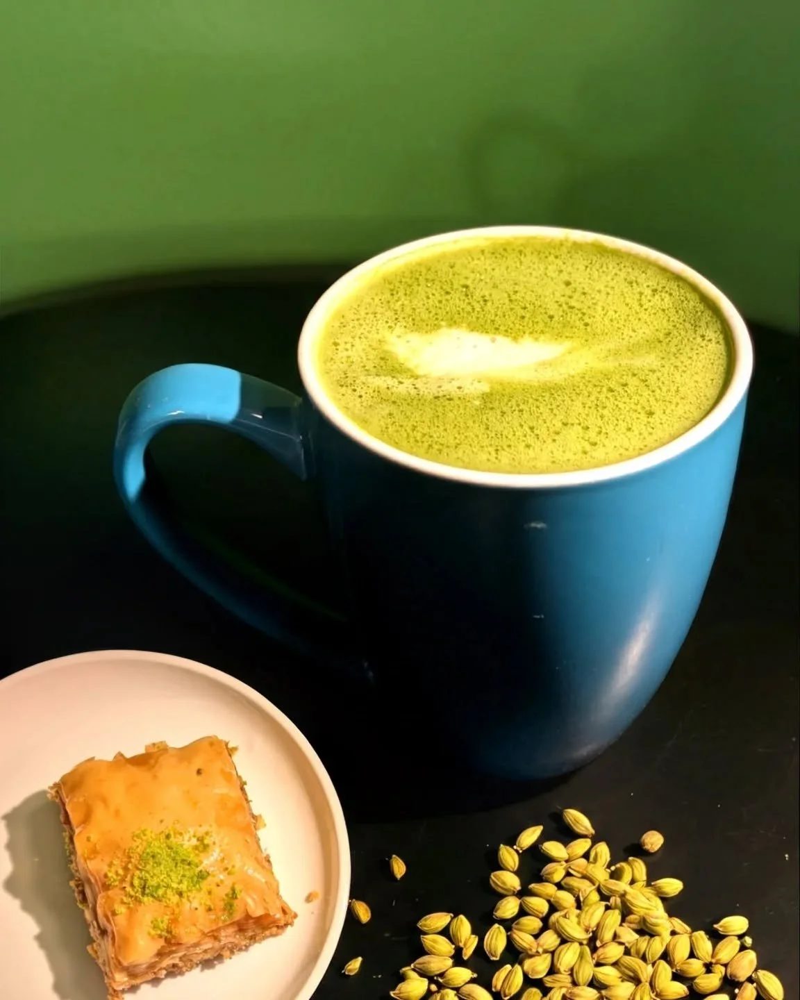 If we're gonna do matcha we're gonna do it our way 😤

Introducing our new cardamom matcha, available hot or iced. Come try our delicious new concoction today