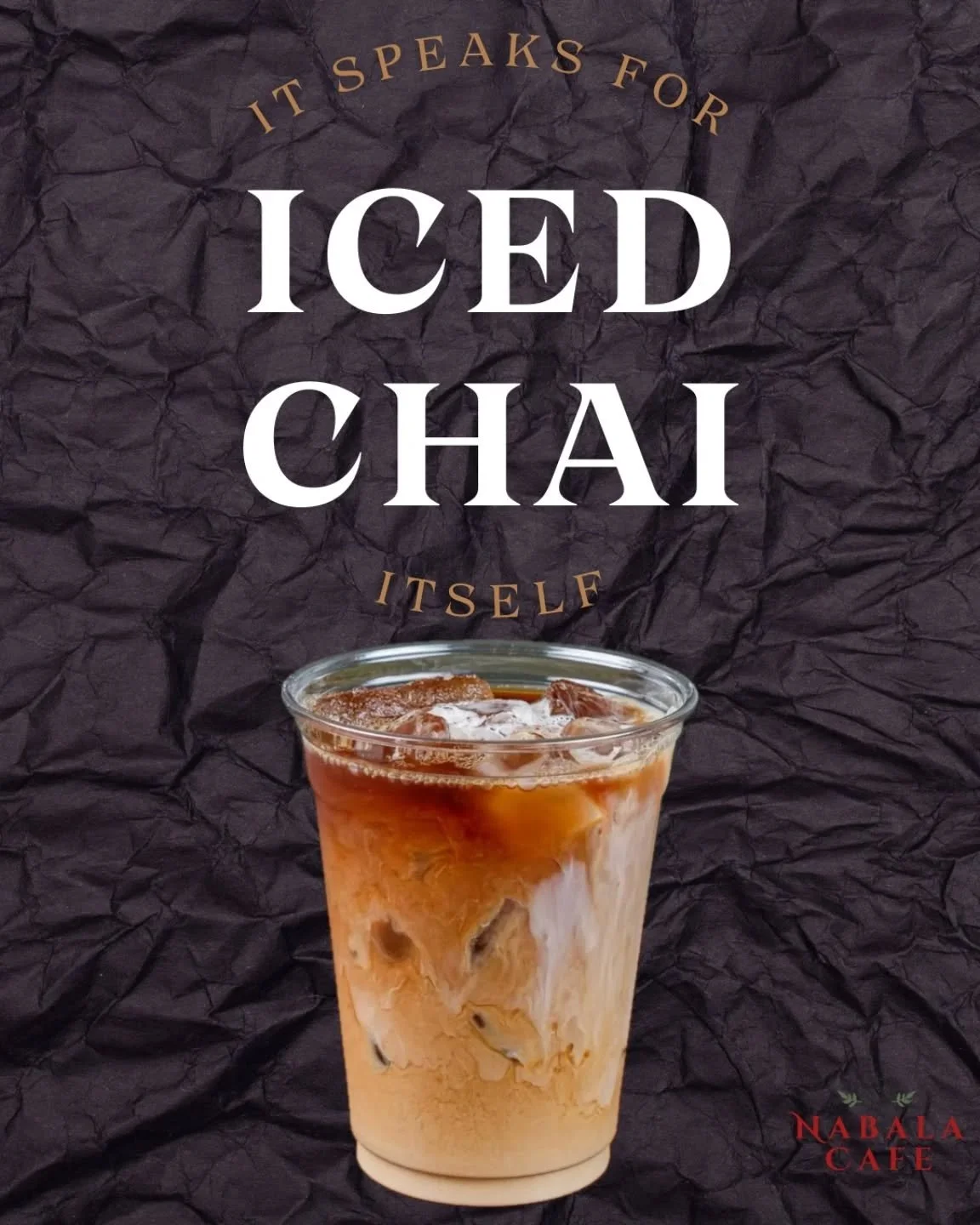 It's still February but we're close enough to spring to start recommending iced drinks 👀

Our iced chai hits no matter the weather. It truly speaks for itself