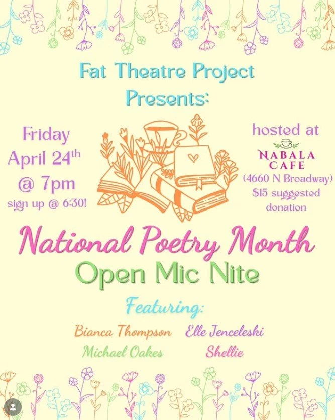 The Fat Theatre Project Presents: National Poetry Month Open Mic Nite