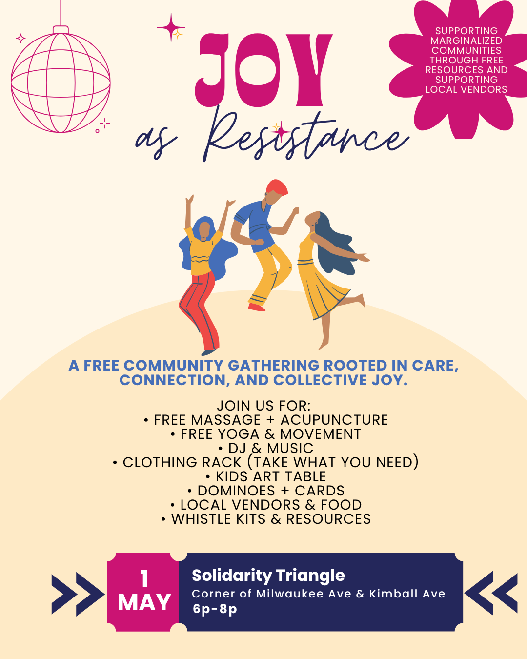 Joy As Resistance at the Logan Square Solidarity Triangle