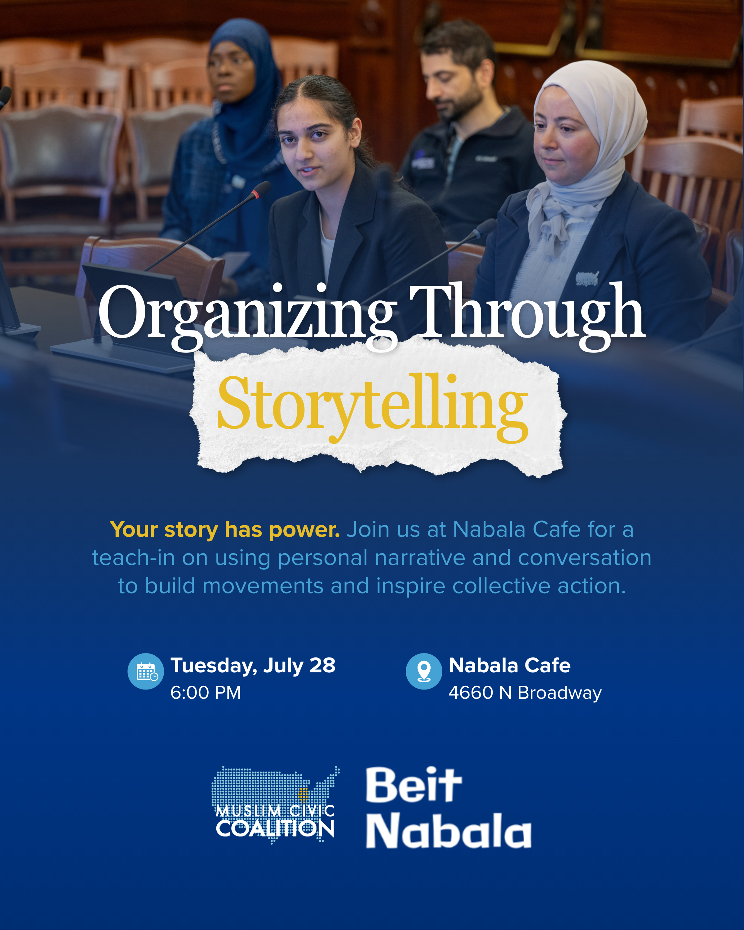Organizing Through Storytelling - A Teach In with Muslim Civic Coalition