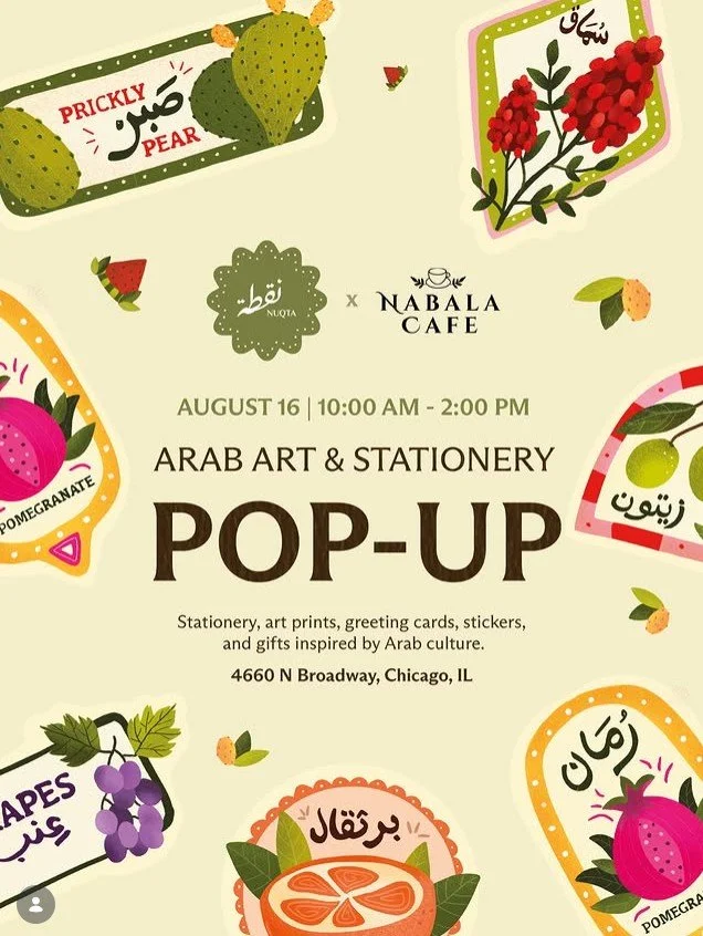 Arab Art Stationary Popup w/Nuqta Collective