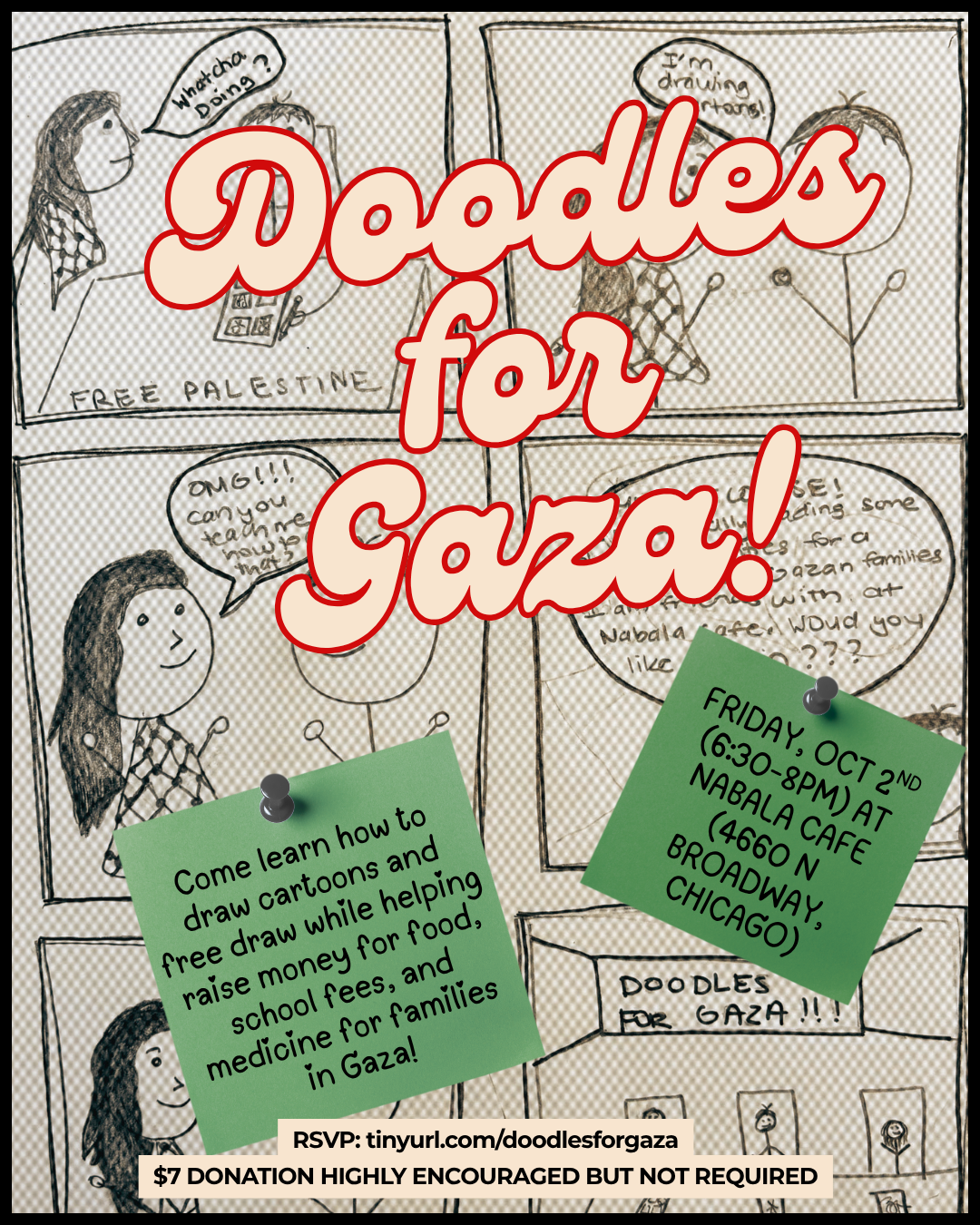 Doodles For Gaza