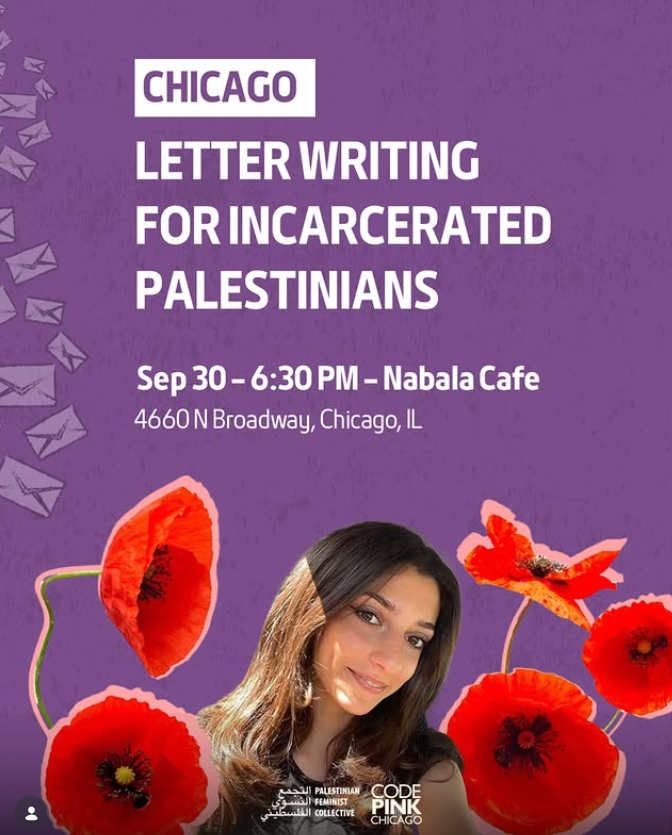 Letter Writing for Incarcerated Palestinians