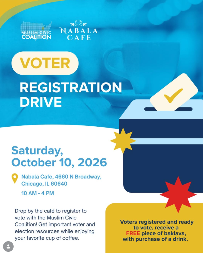 Muslim Civic Coalition Voter Registration Drive