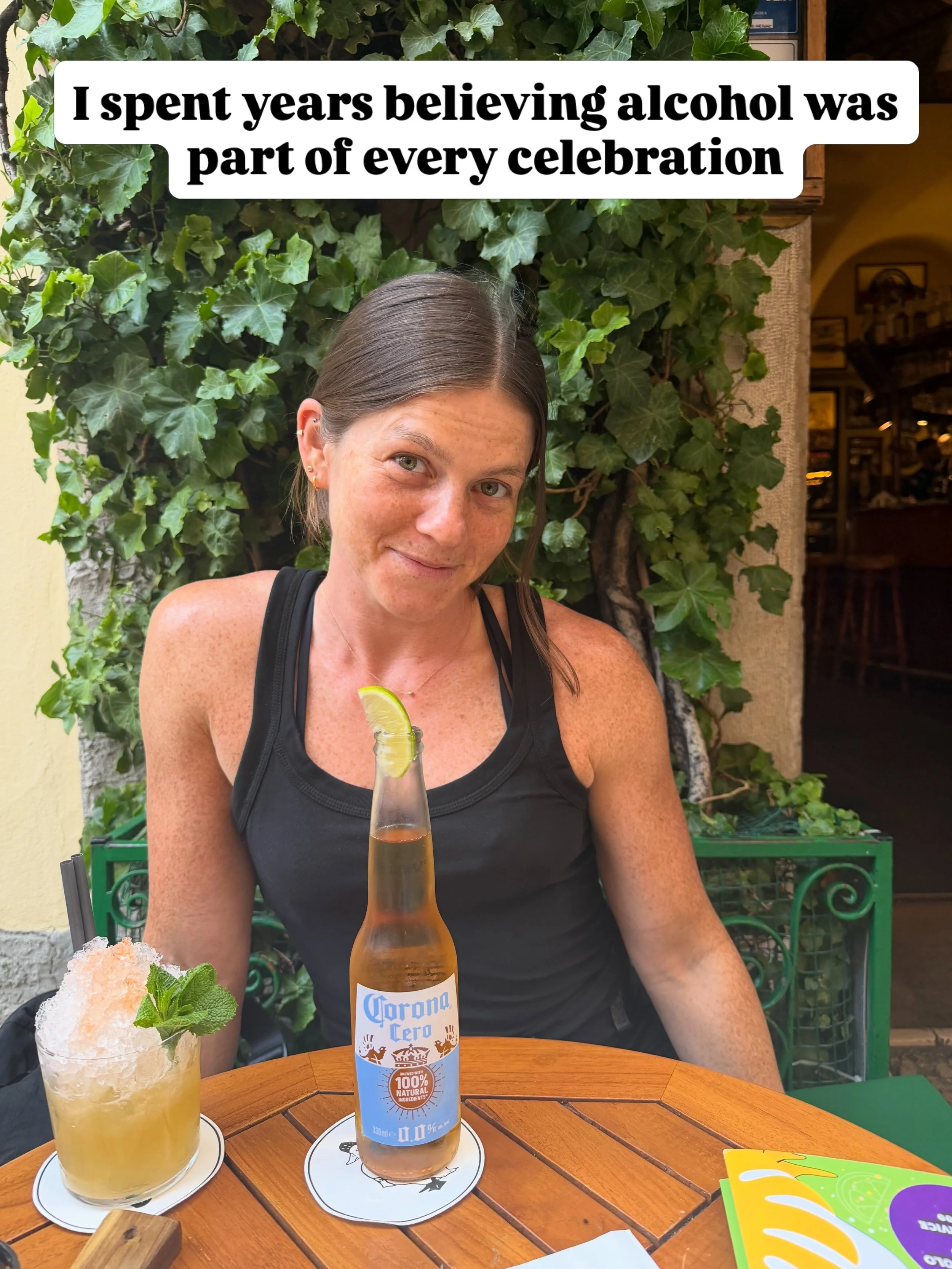 Making 0.0% look cute. 🥰 

3.5 years without alcohol and it has been the best decision I ever made for my health. 

#sober #na #alcoholfreebeer #alcoholfree
