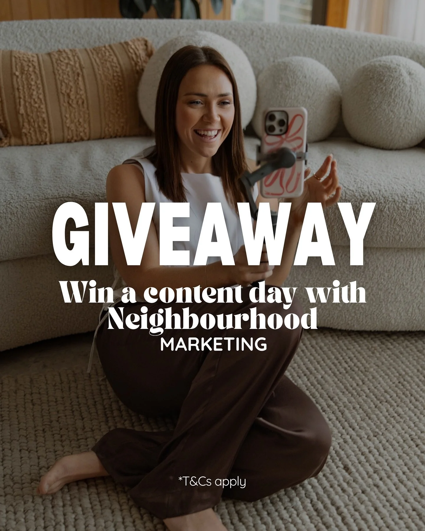✨WIN A CONTENT DAY✨
Want fresh content for your biz without lifting a finger? We&rsquo;re giving away a FREE content day! The winner will win x1 content day and x1 business marketing consult. Whether you want scroll-stopping reels, lots of video foot