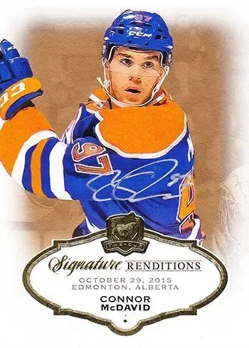 2015-16 Upper Deck The Cup Connor McDavid Signature Renditions