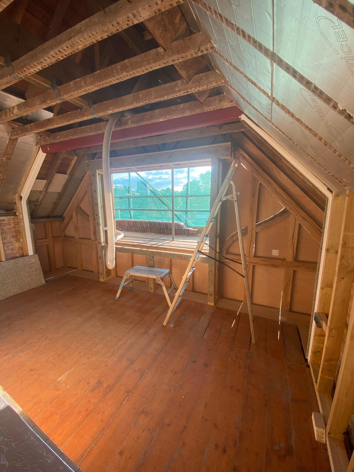 Hempcrete insulation