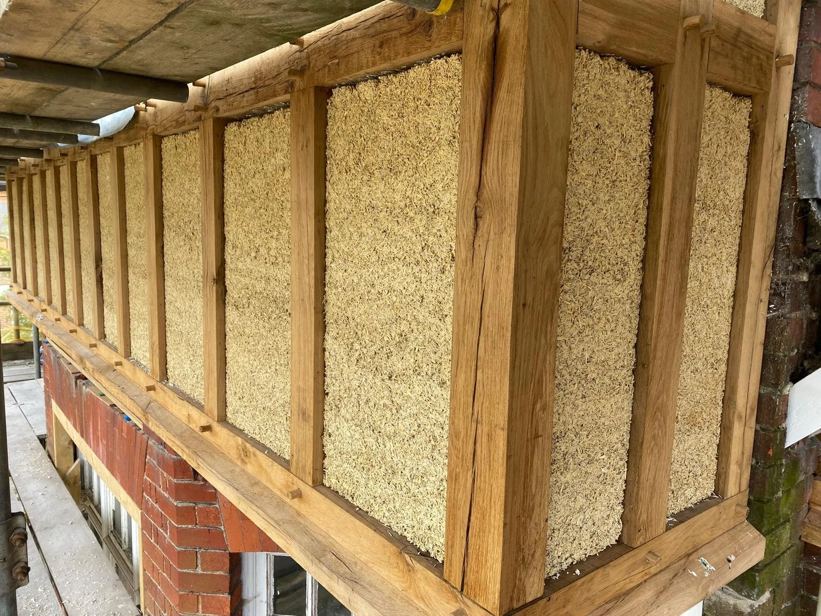 Hempcrete insulation