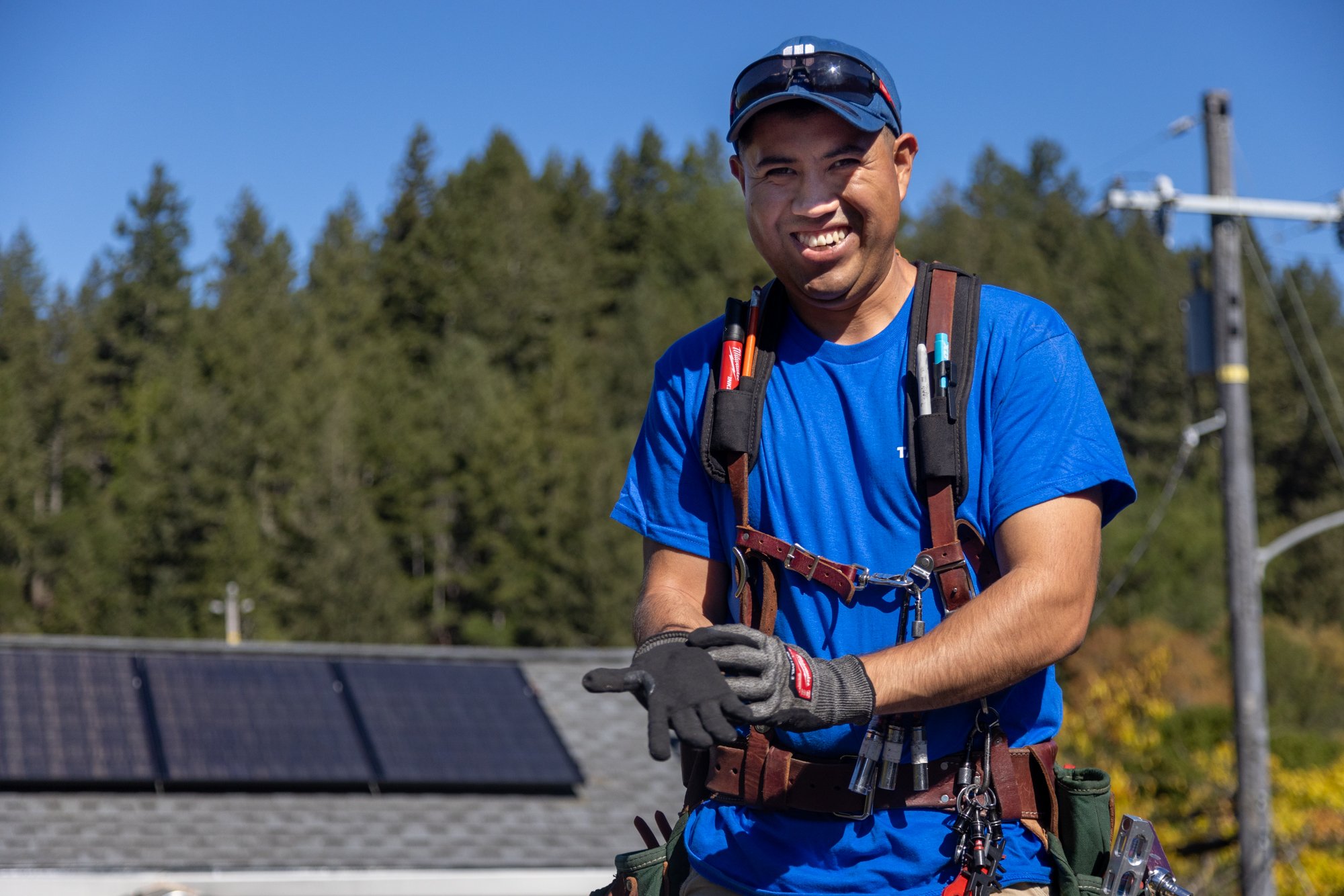 Taylor Energy Installer smiling