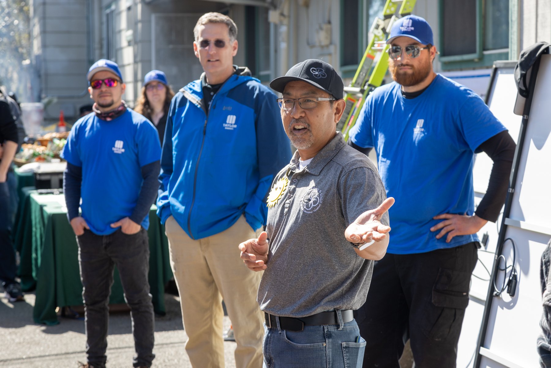 Greenacre employee talking