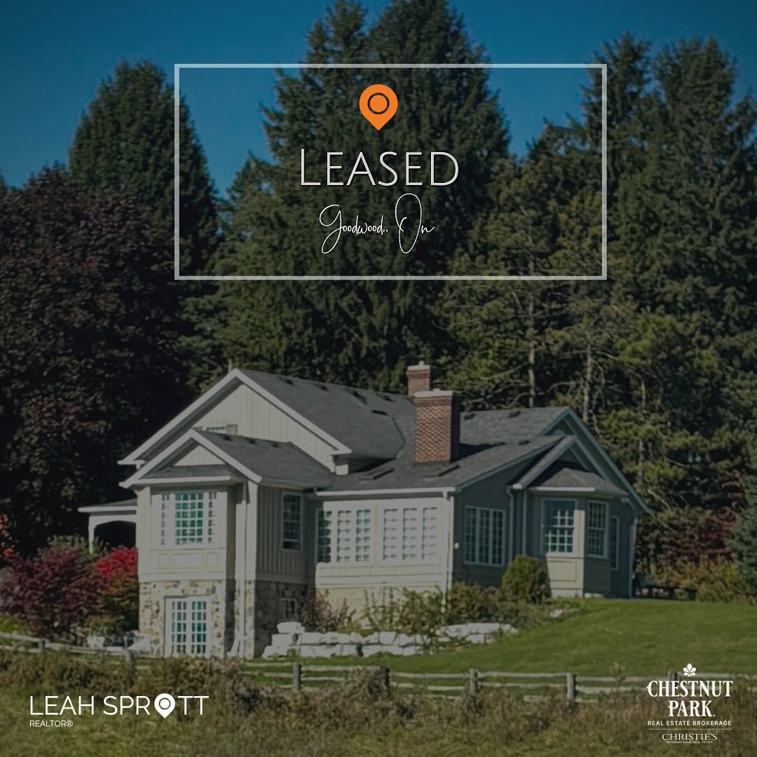 Congratulations to the new tenants of this remarkable rural residence. With panoramic views of rolling hills, and stunning sunrises,  it doesn&rsquo;t get much better than this.

#goodwoodrealestate #claremontontario #claremontrealestate #goodwoodont