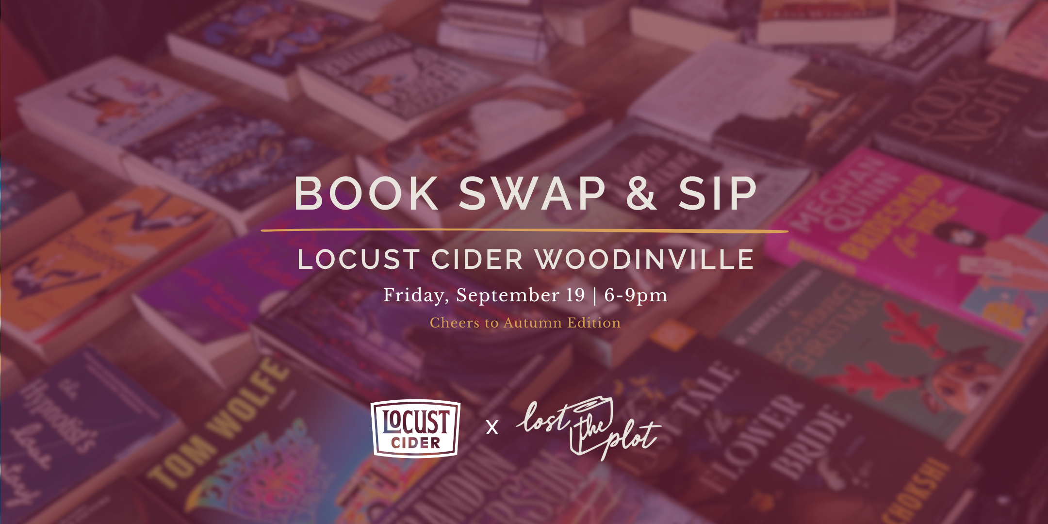 BOOK SWAP & SIP - INTRO TO AUTUMN EDITION