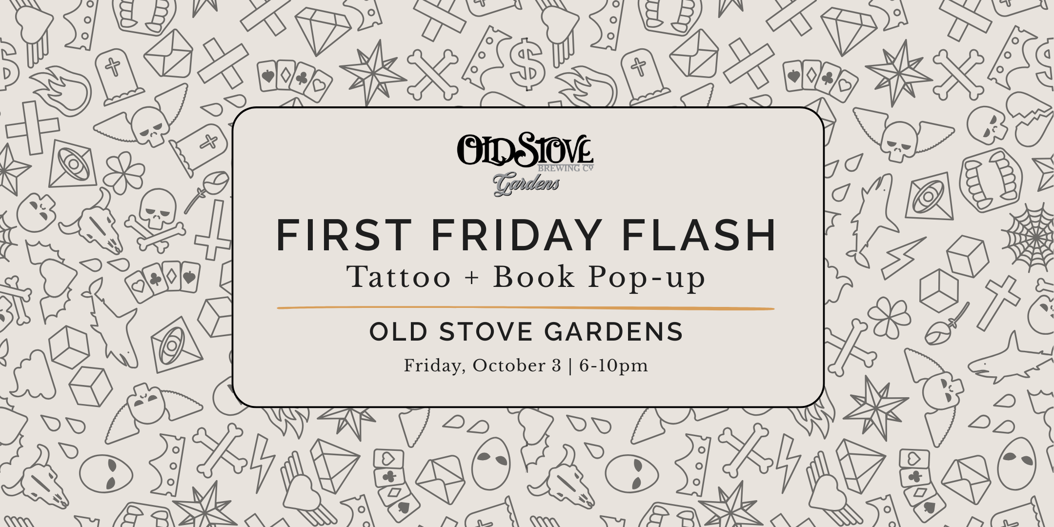 OLD STOVE GARDENS FIRST FRIDAY FLASH + BOOKS