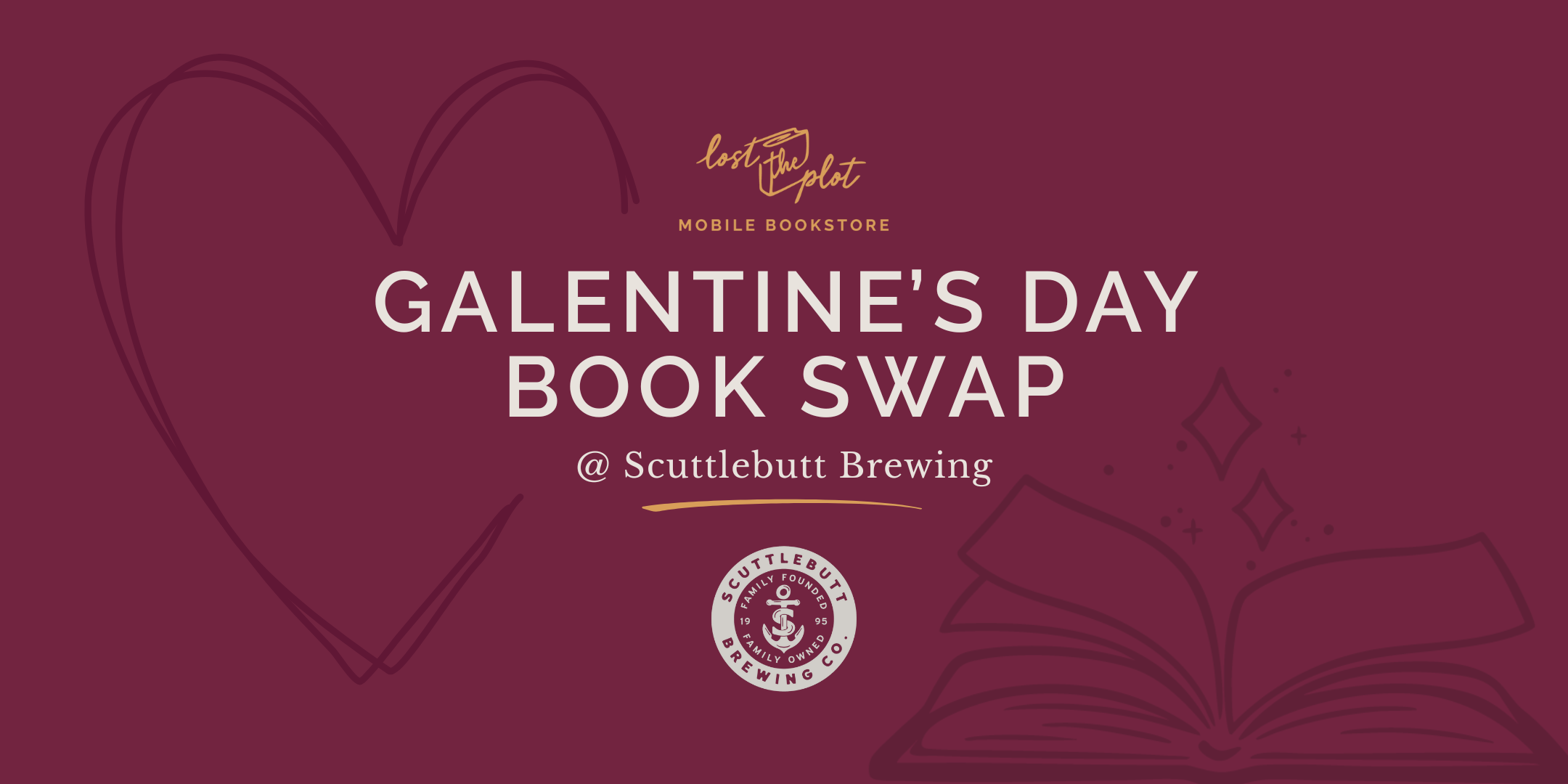 Galentine’s Blind Date Book Swap &amp; Sip @ Scuttlebutt Brewing - Taproom
