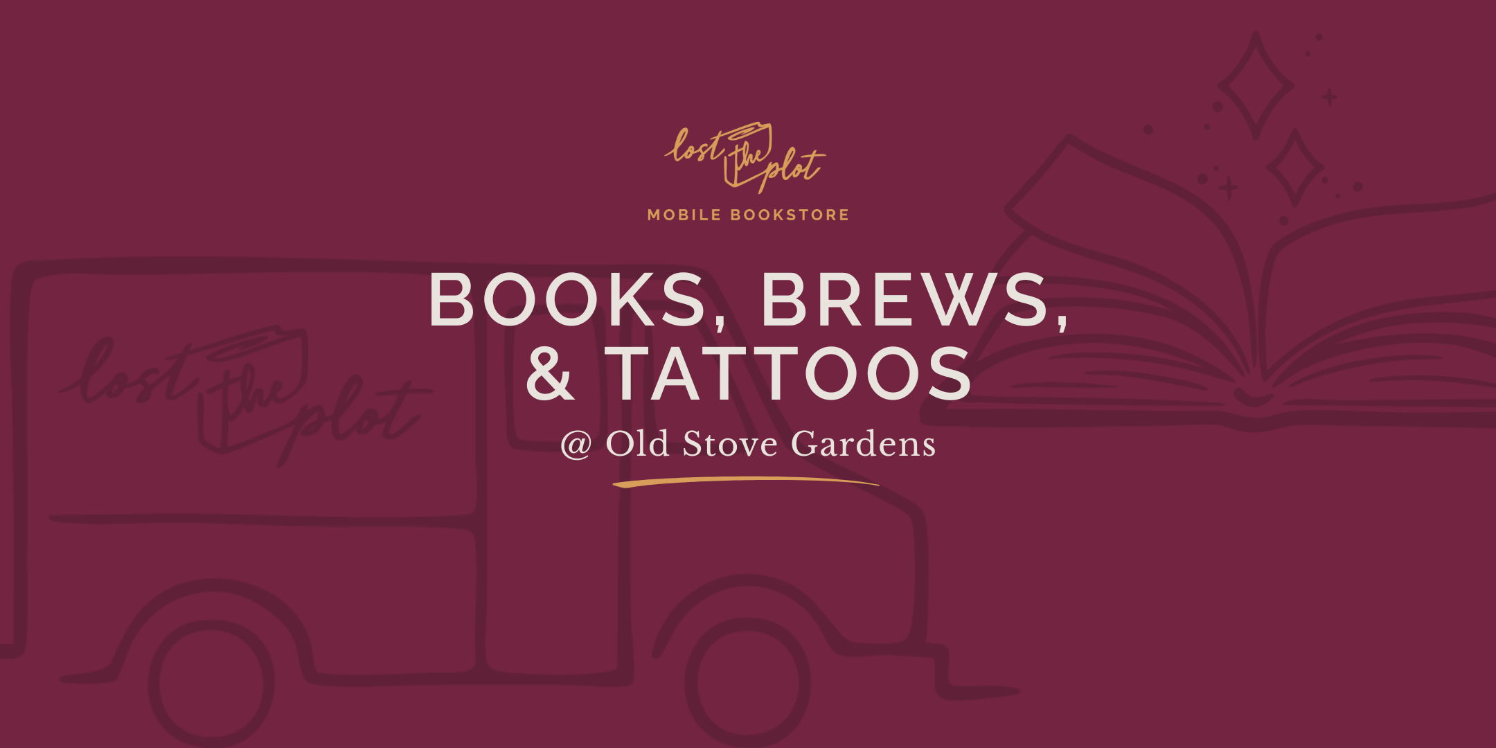 Books, Brews, &amp; Tattoos @ Old Stove Brewing - Gardens