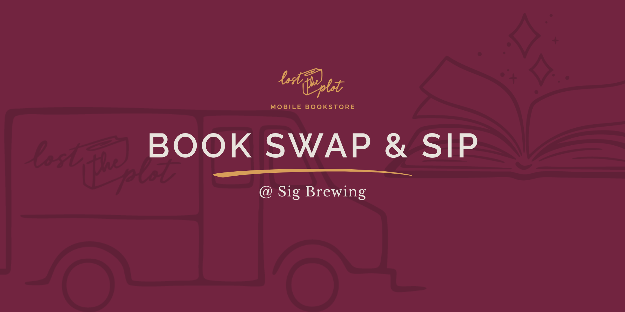 Book Swap &amp; Sip + Mobile Bookstore @ Sig Brewing