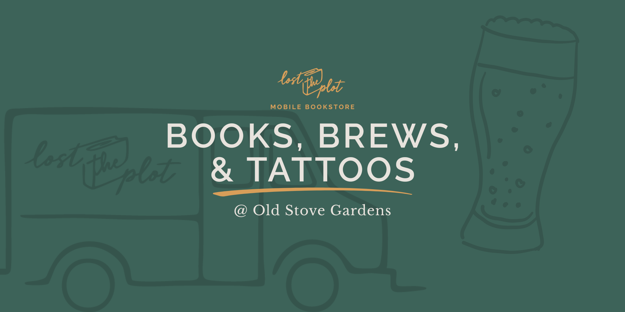 Books, Brews, &amp; Tattoos + Live Music@ Old Stove Gardens