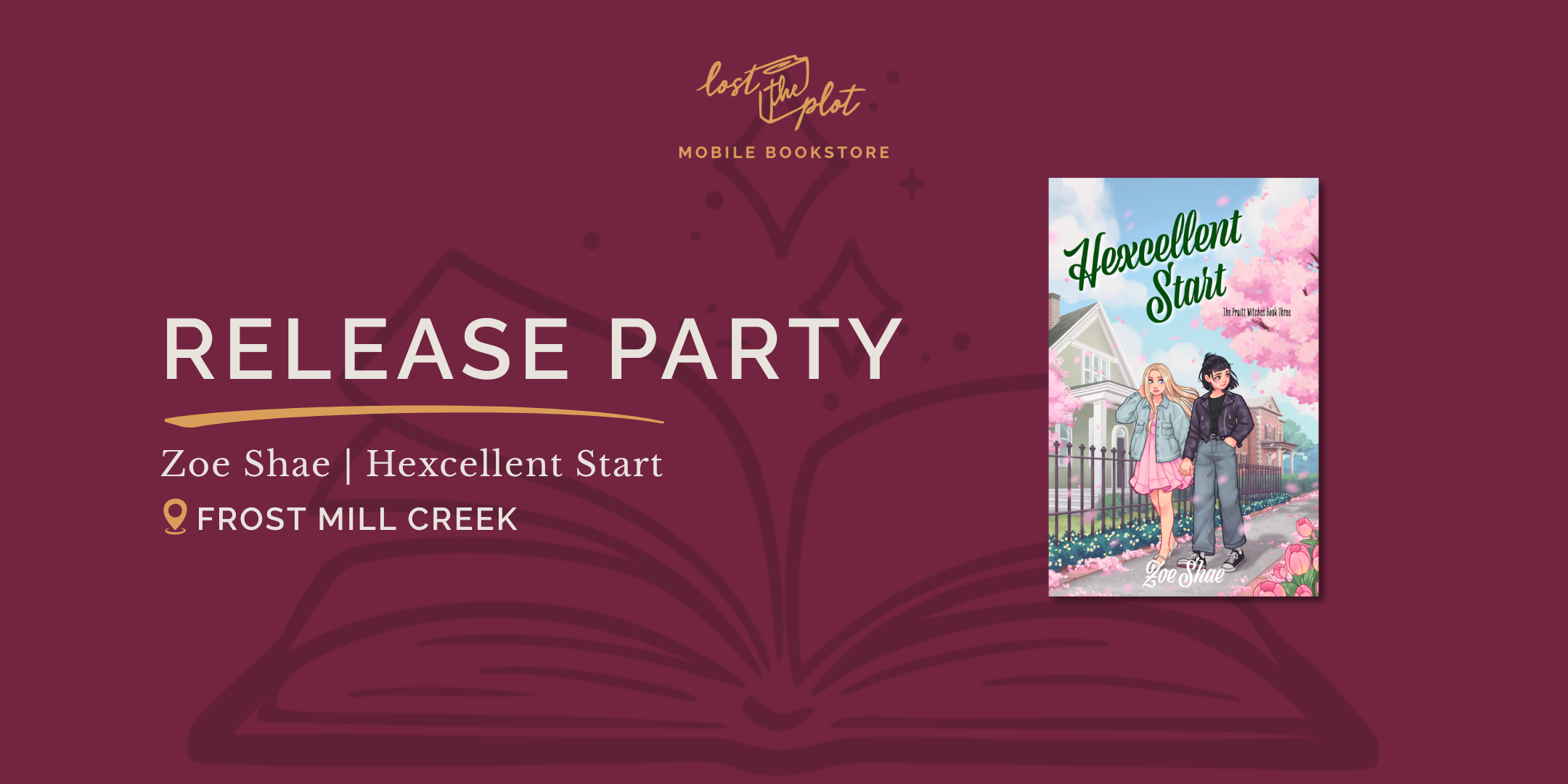 Release Party &amp; Author Q&amp;A: Hexcellent Start by Zoe Shae @ FROST Mill Creek