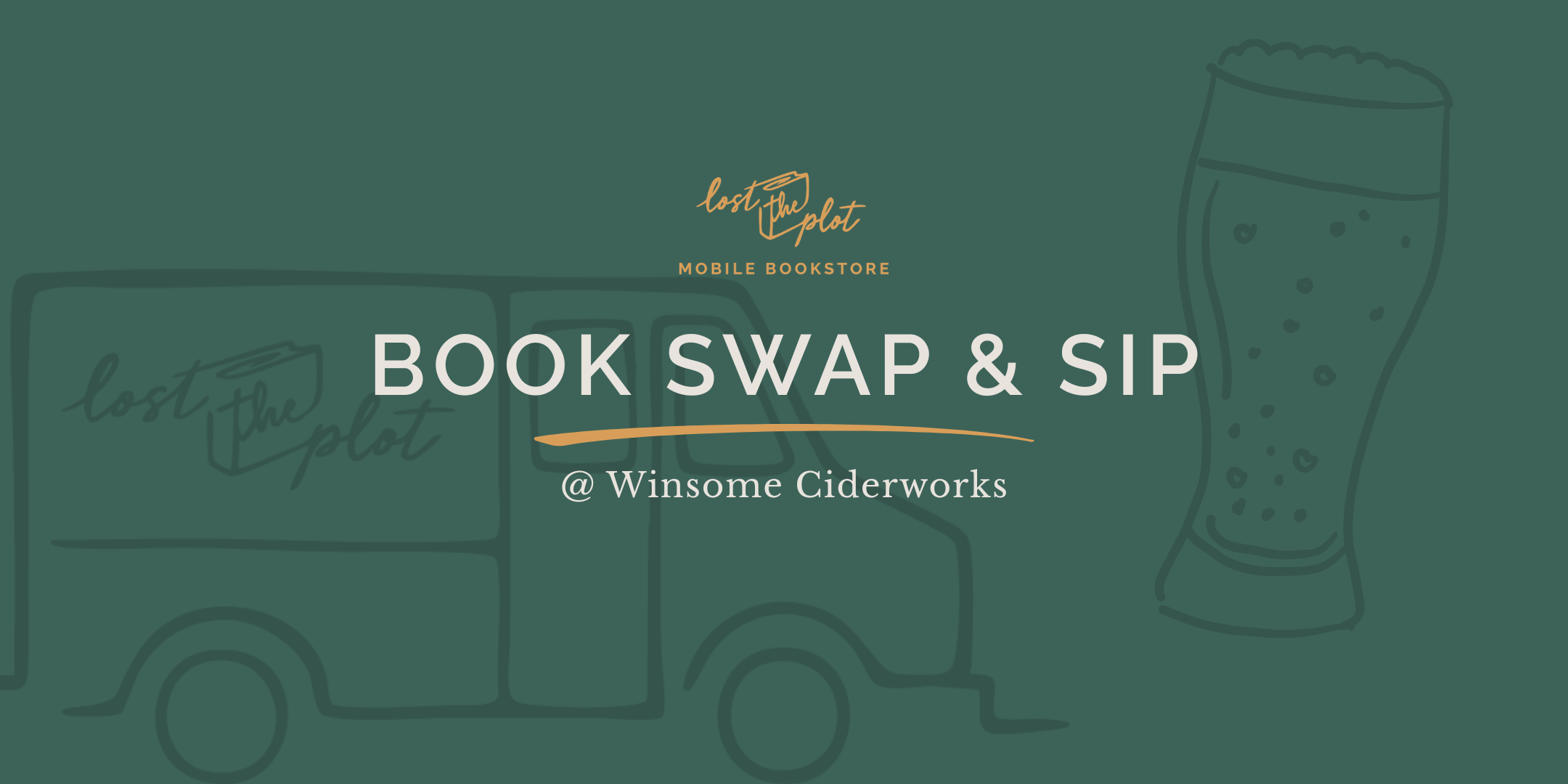 Book Swap + Mobile Bookstore @ Winsome Ciderworks