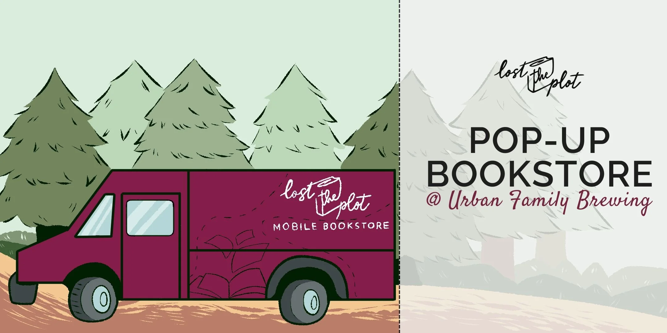 Seattle Book Club Pizza Party &amp; Mobile Bookstore Pop-up @ Urban Family Brewing
