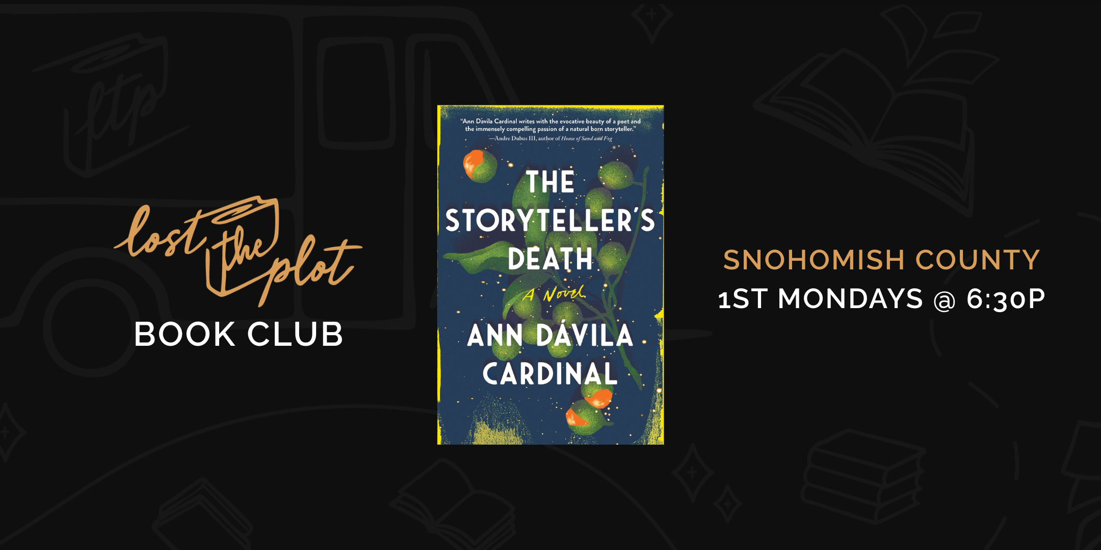 Snohomish County Book Club: The Storyteller's Death by Ann Dávila Cardinal